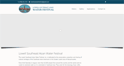 Desktop Screenshot of lowellwaterfestival.org